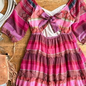 Tahari ASL Blush Pink Floral Slip Dress